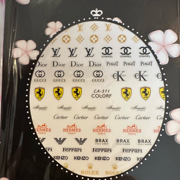 Assorted Nail Art Sticker Set - Picture 3 of 11